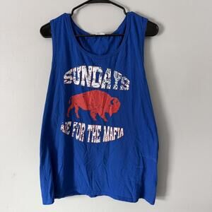 NFL Men's Blue Vests-tanks-cami